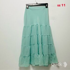 NWT Tracy Evans Pleats Chiffon Skirt - sz 11